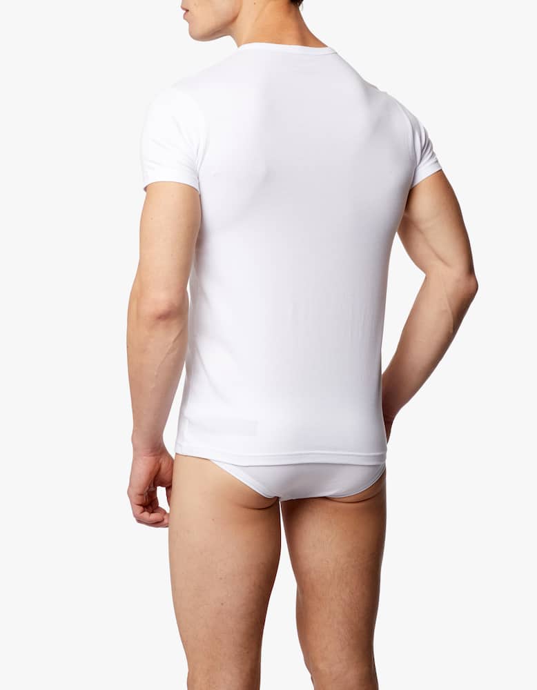 Emporio Armani 2 pack - maglietta intima in cotone - immagine 3 Emporio Armani 2 pack - maglietta intima in cotone - immagine 3