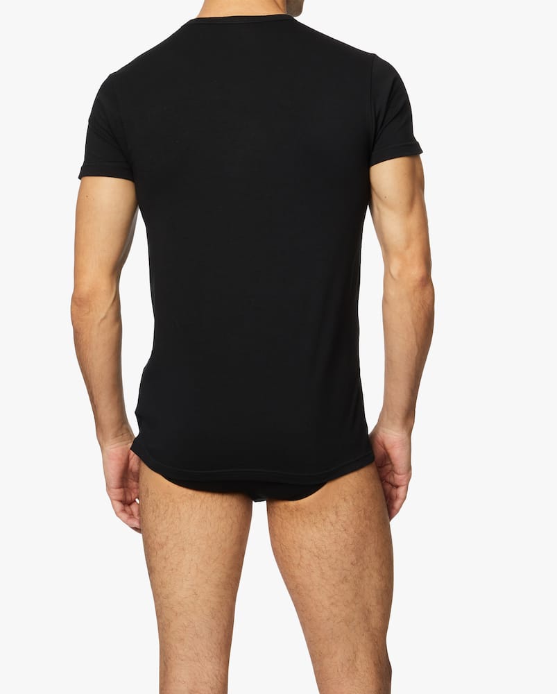Emporio Armani 2 pack - maglietta intima in cotone - immagine 3 Emporio Armani 2 pack - maglietta intima in cotone - immagine 3