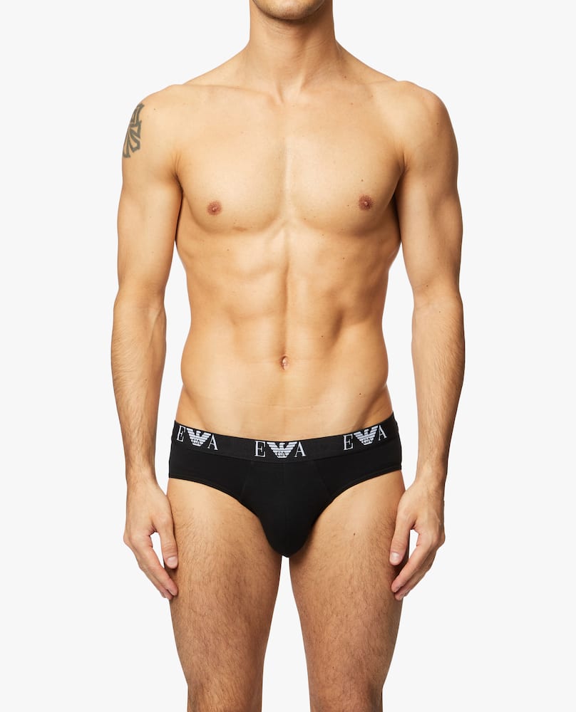 Emporio Armani 2 pack - slip in cotone - immagine 2 Emporio Armani 2 pack - slip in cotone - immagine 2