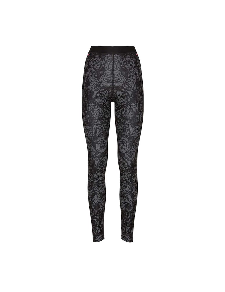 rinascente Redemption Athletix Leggings melange stampati con logo elastico