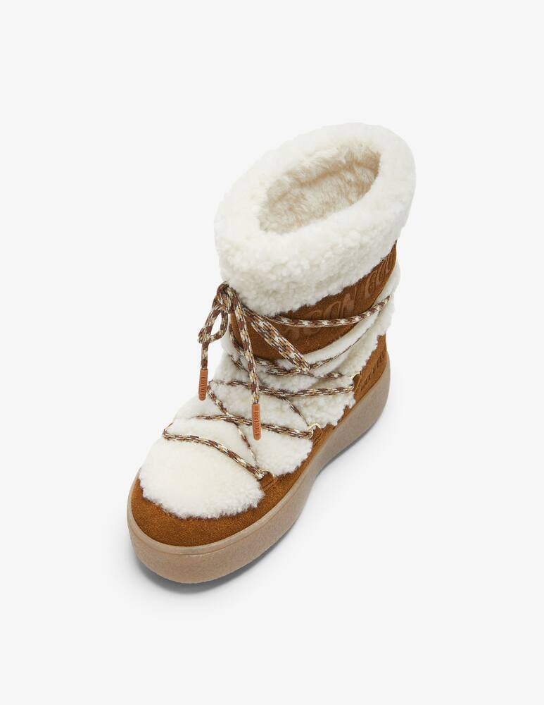rinascente Moon Boot Jtrack shearling boots