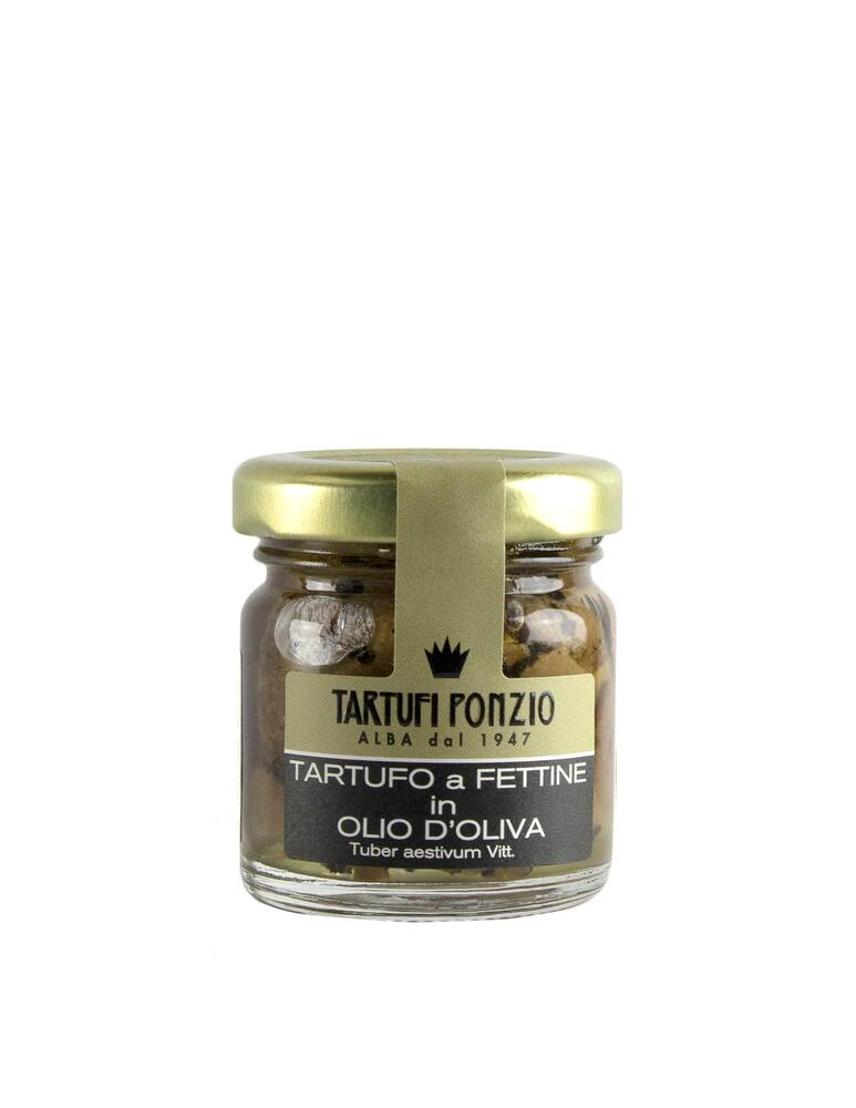 Tartufi Ponzio Summer Truffle Slices In Olive Oil - picture 1 Tartufi Ponzio Summer Truffle Slices In Olive Oil - picture 1