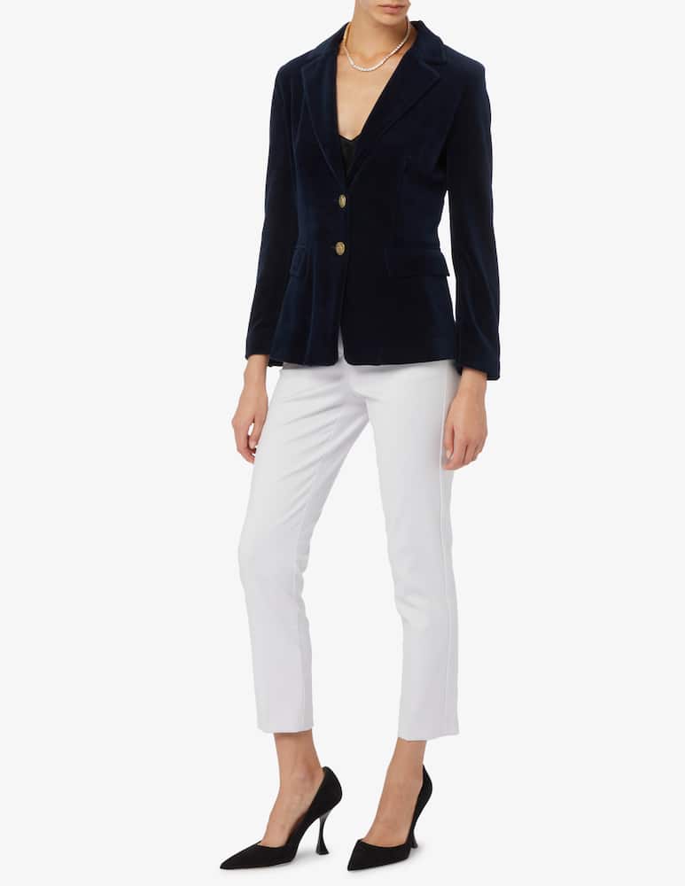 rinascente Marella Cappotto monopetto in velluto Marus