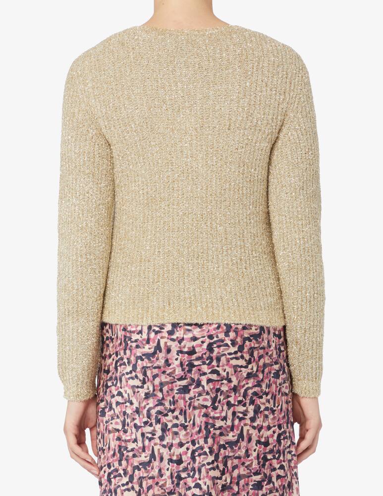 rinascente Marella Maglione in lurex a coste Capo