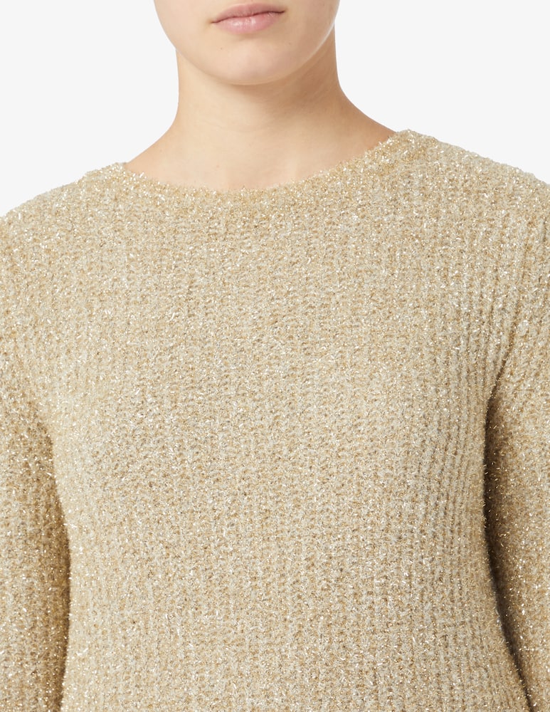 rinascente Marella Maglione in lurex a coste Capo