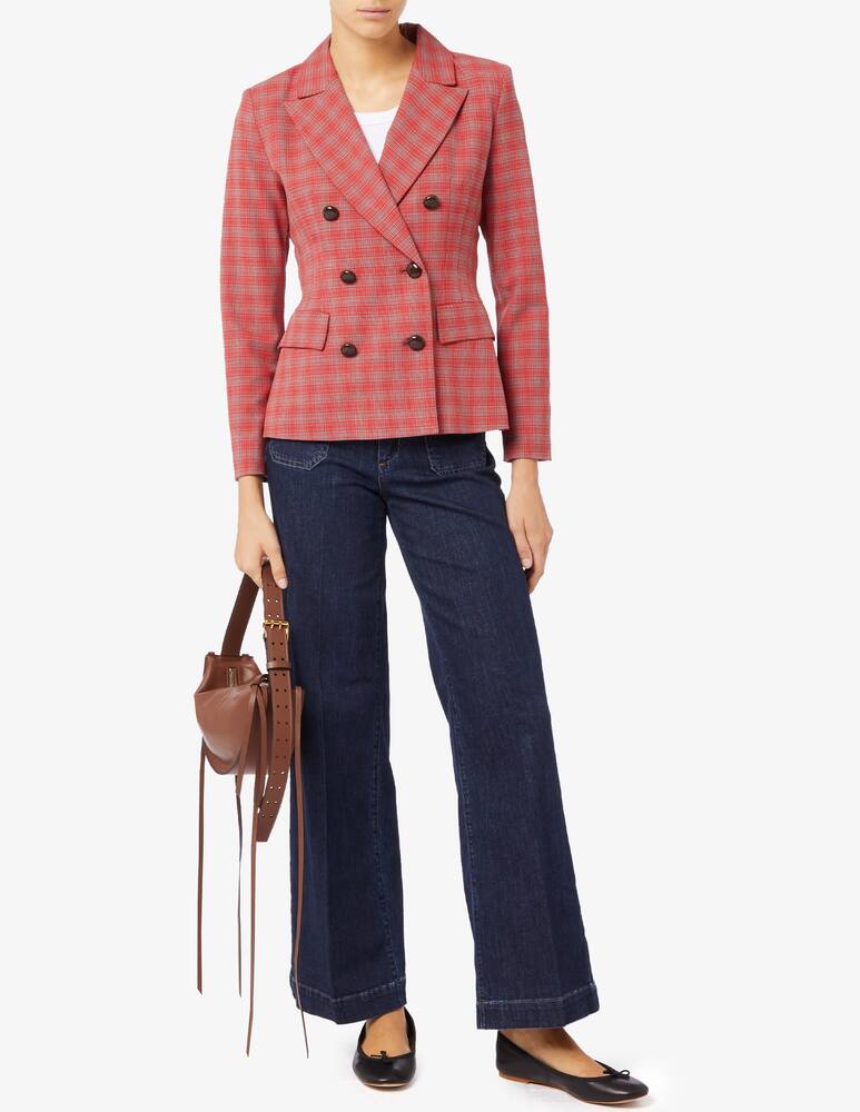 rinascente EMME Esotico double breasted blazer