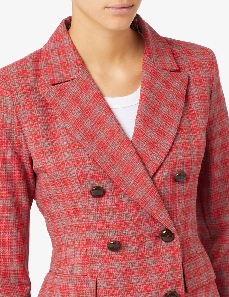 rinascente EMME Esotico double breasted blazer