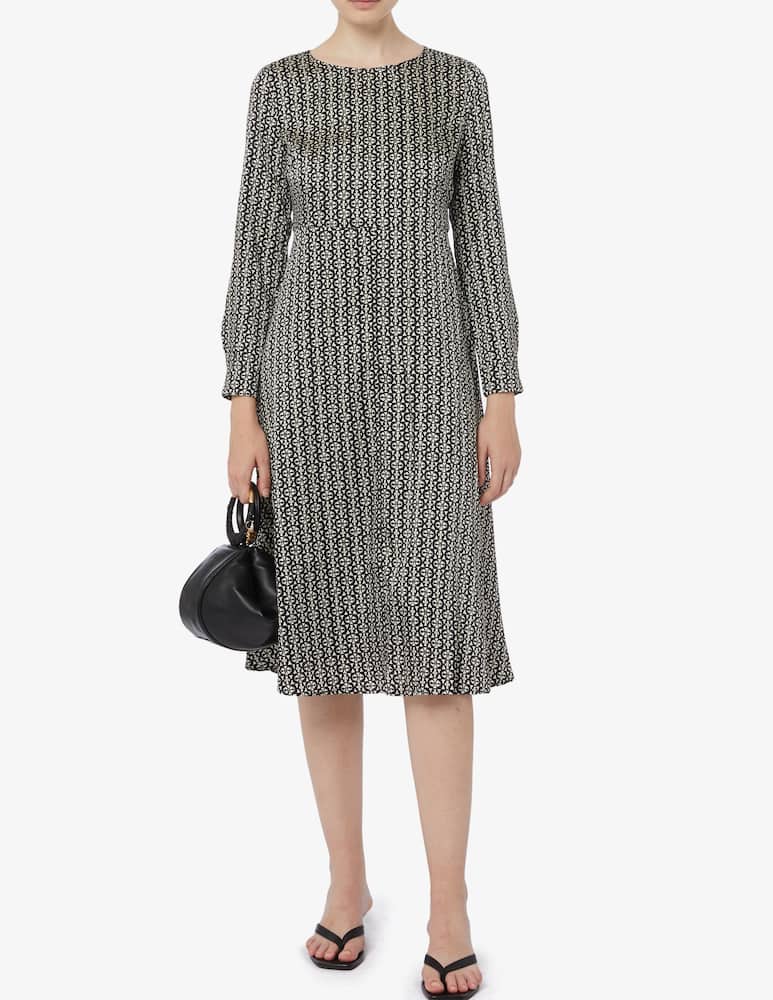 rinascente EMME Daino long sleeve maxi dress