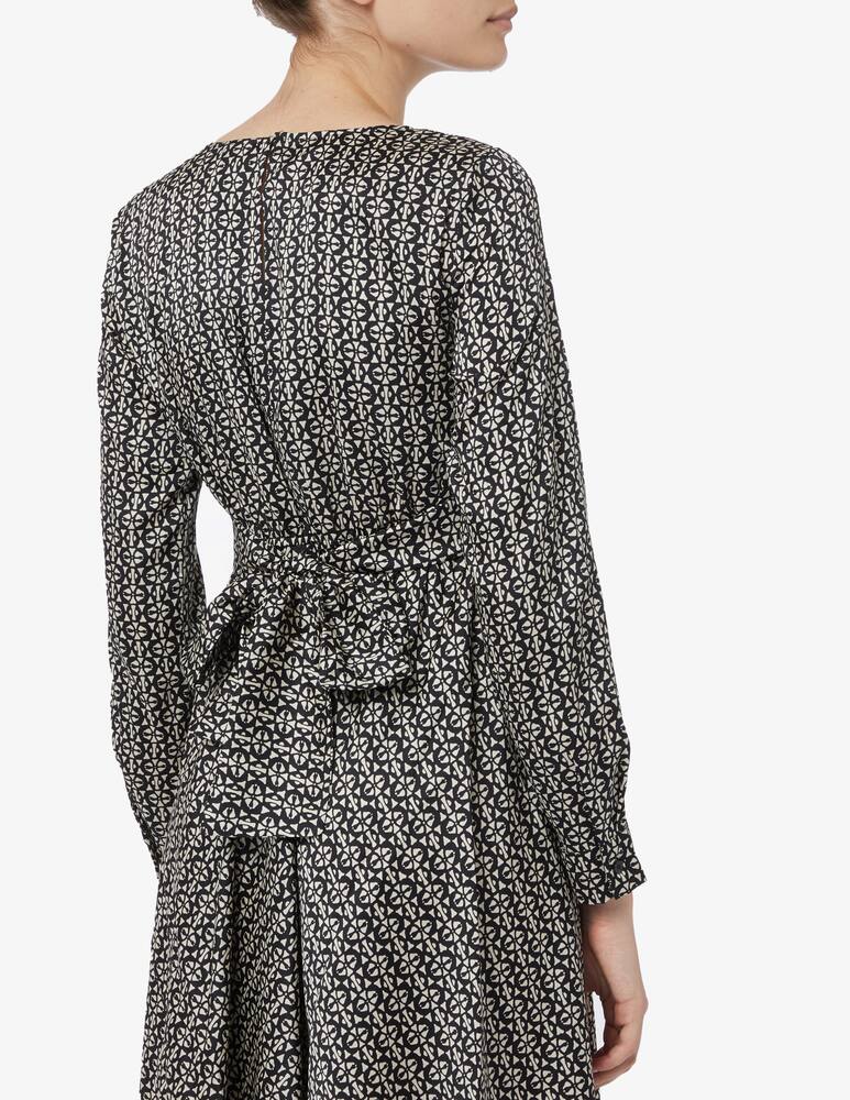 rinascente EMME Daino long sleeve maxi dress