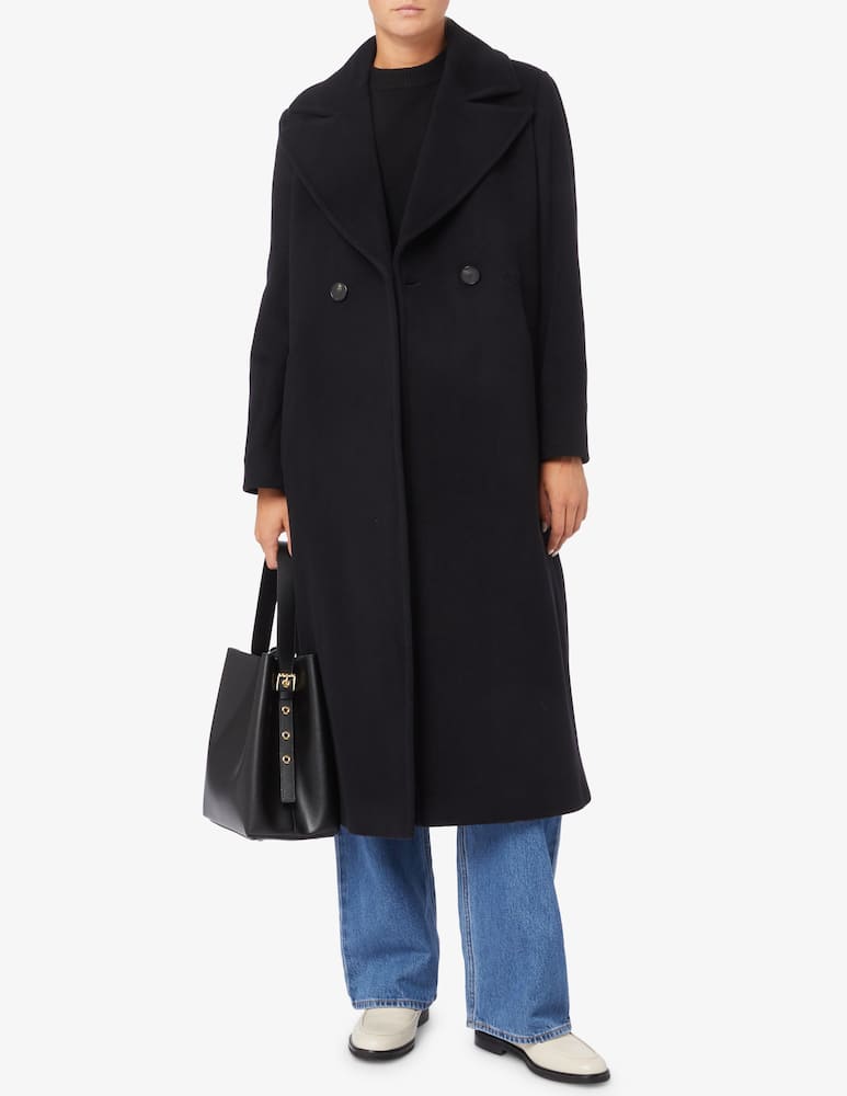 rinascente Marella Cappotto a vestaglia lungo spacco Docente