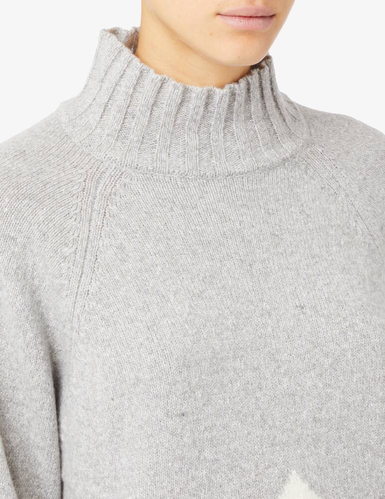 rinascente Marella Stirpe chevron turtleneck in cashmere