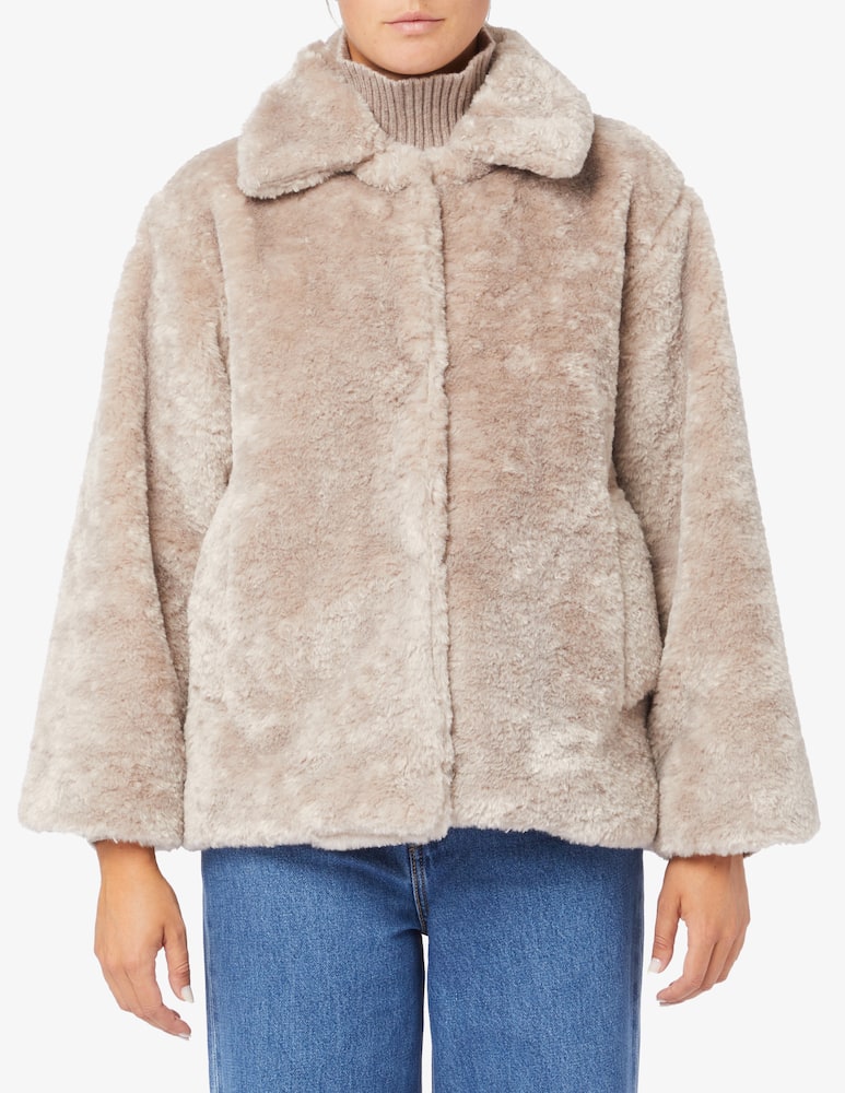 Marella Cappotto corto in pelliccia sintetica Giudy - immagine 1