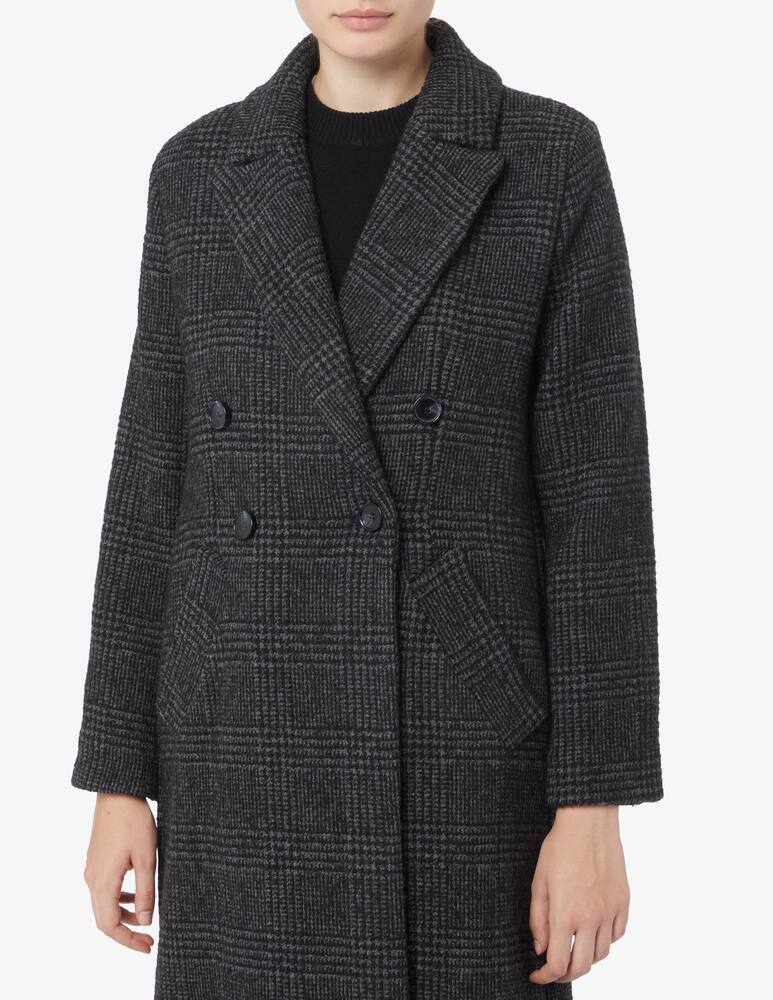 rinascente iBlues Green check maxi coat