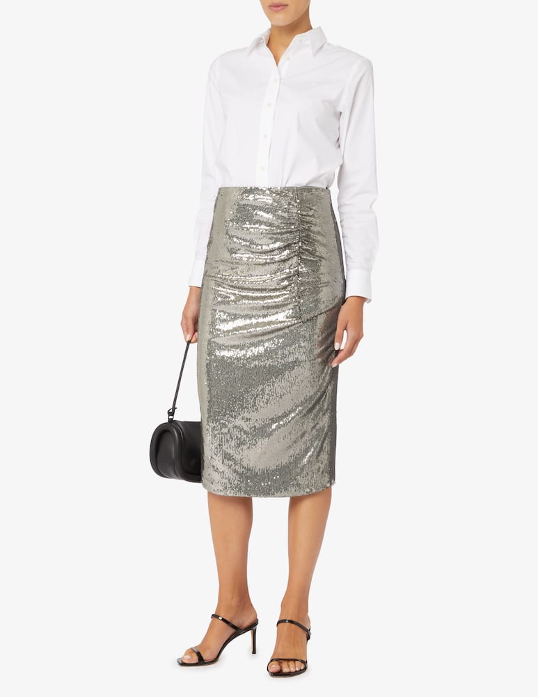 rinascente iBlues Brescia sequin longuette skirt