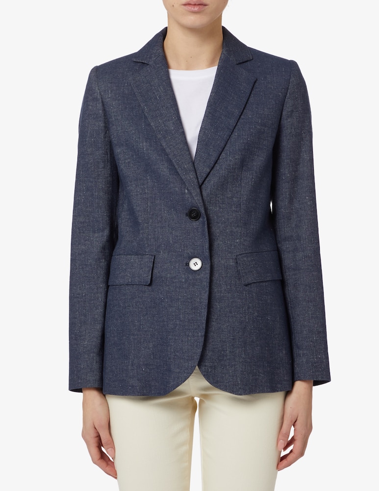 EMME Blazer in misto lino Iesi - immagine 1 EMME Blazer in misto lino Iesi - immagine 1