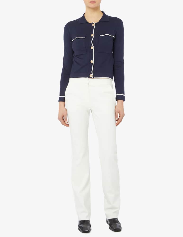 rinascente EMME Pantaloni a zampa Foglia