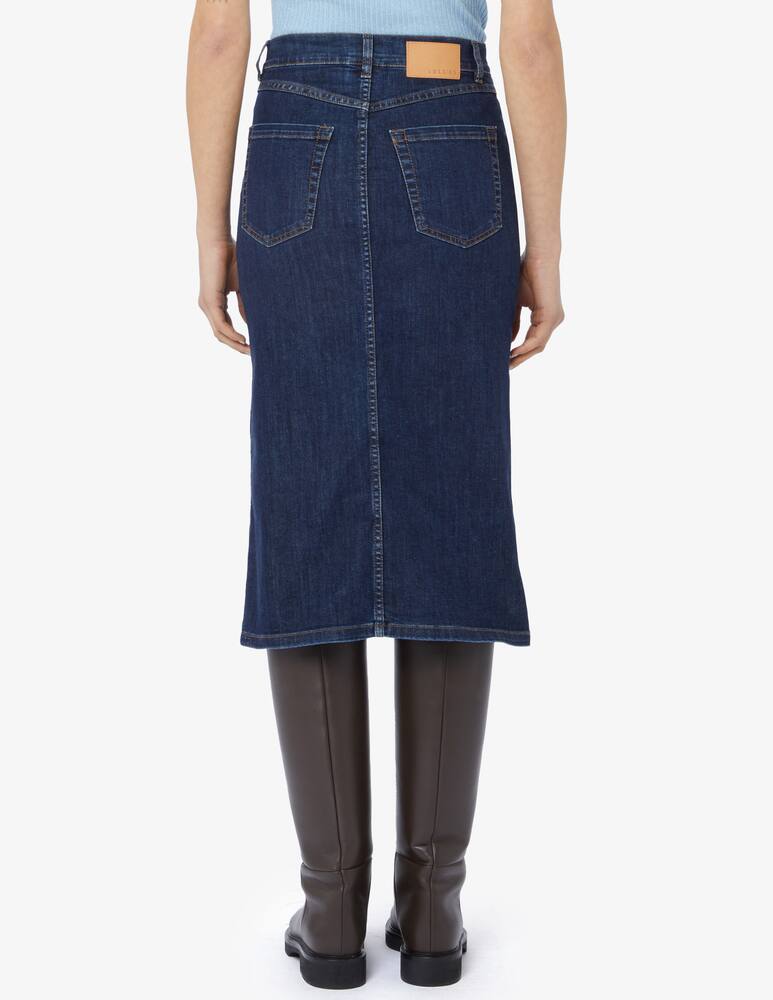 rinascente iBlues Gonna denim midi spacco frontale Amedea