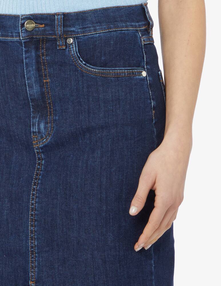 rinascente iBlues Gonna denim midi spacco frontale Amedea