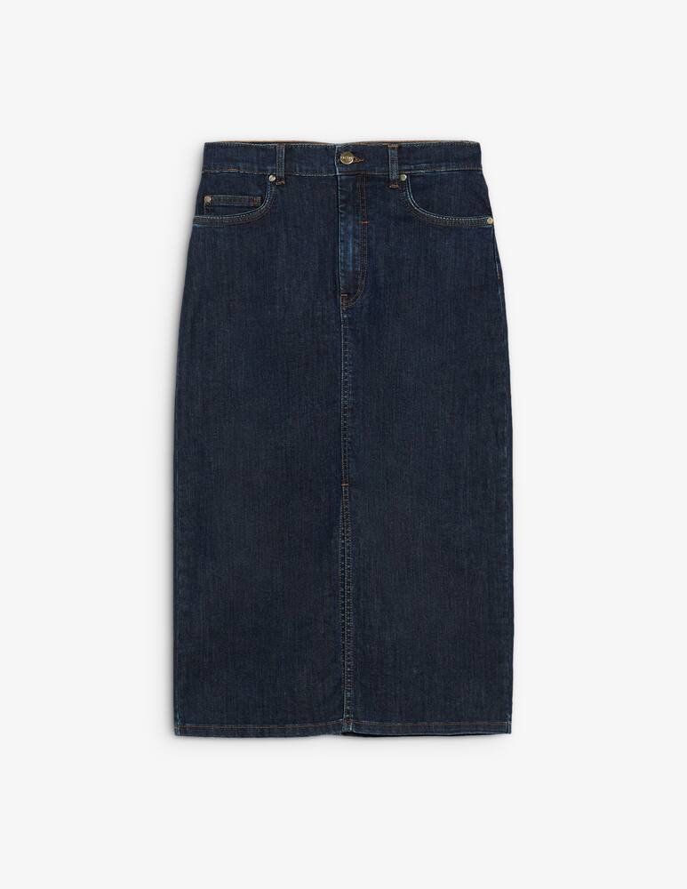 rinascente iBlues Gonna denim midi spacco frontale Amedea