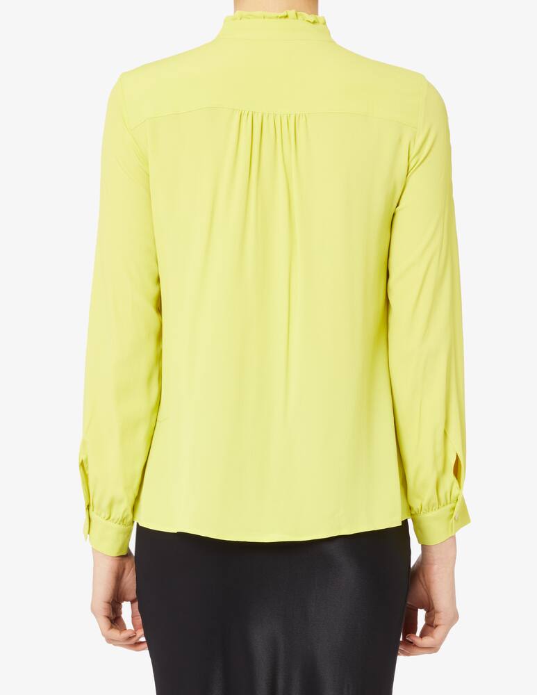 rinascente iBlues Camicia scollo a corea rouches Papero