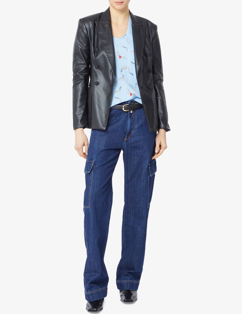 rinascente iBlues Blusa stampa cuoreali Abro