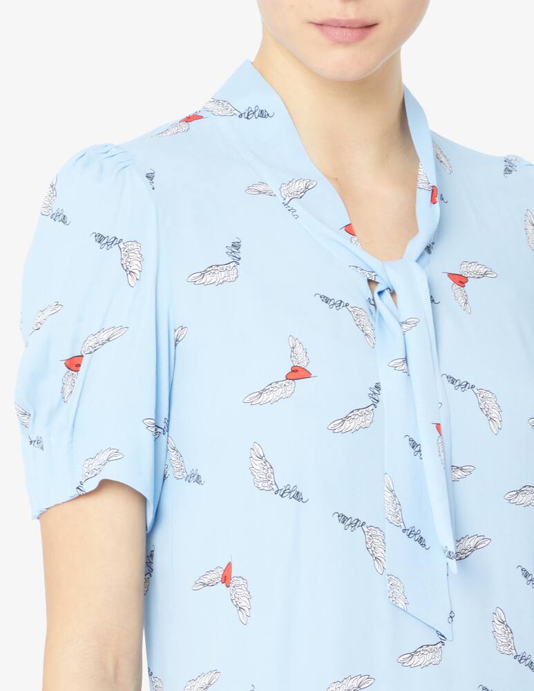 rinascente iBlues Blusa stampa cuoreali Abro
