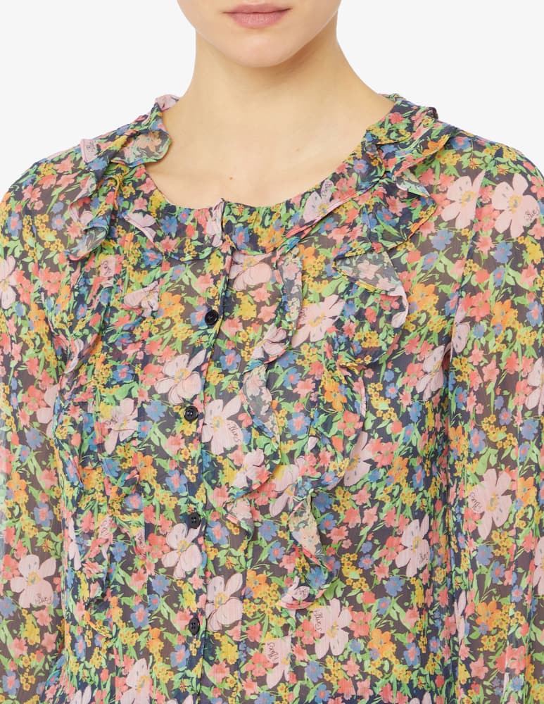 iBlues Iside flower print shirt - picture 4 iBlues Iside flower print shirt - picture 4