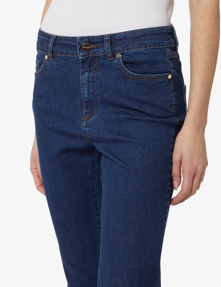 rinascente iBlues Luna crop trumpet jeans