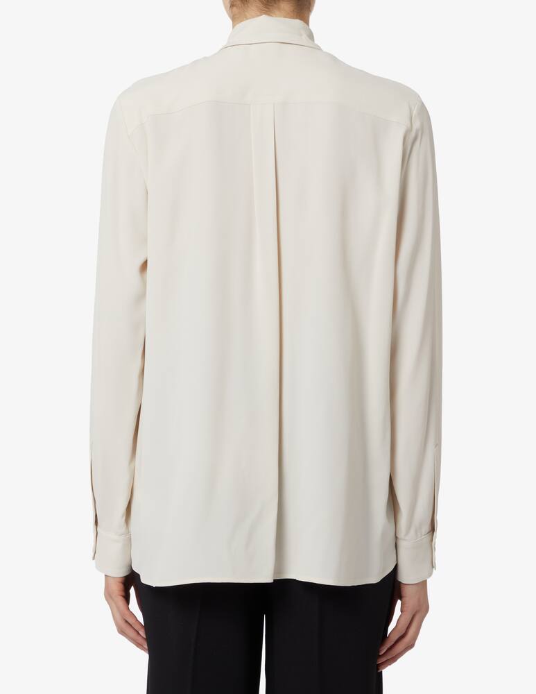rinascente Marella Ferrara mix silk pocket shirt