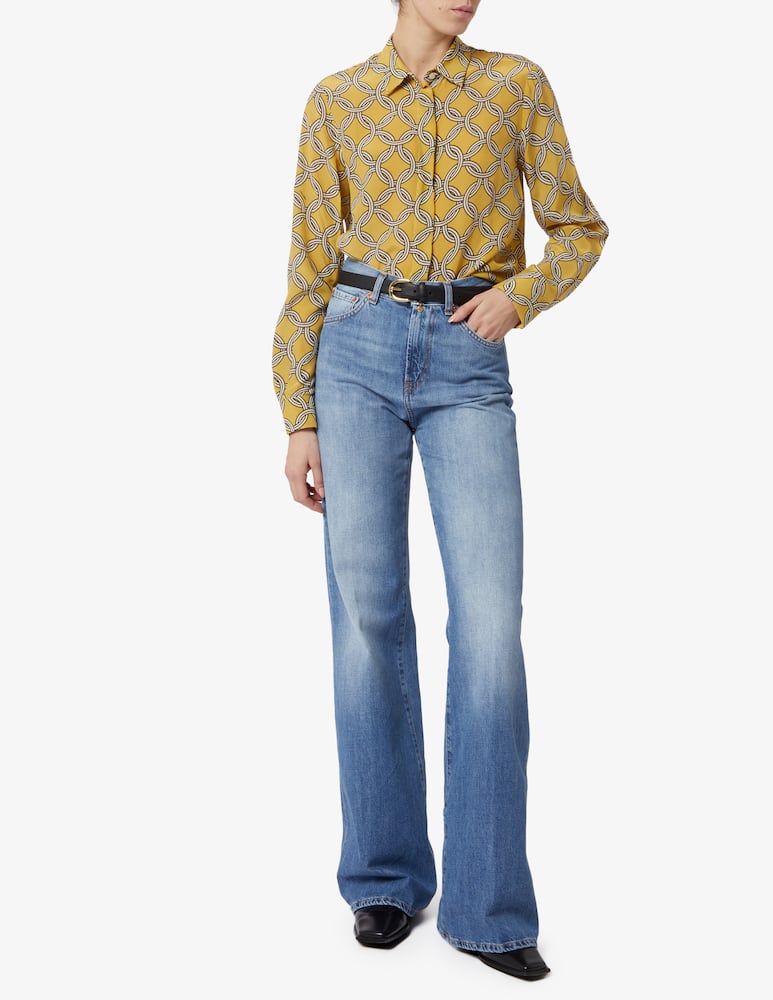 rinascente Marella Camicia stampa seta mix Goccia