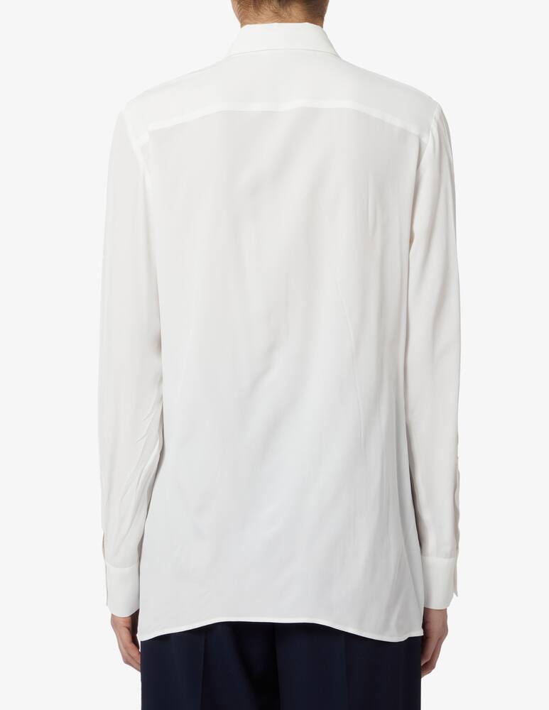 rinascente Marella Sauro mix silk flower belt shirt