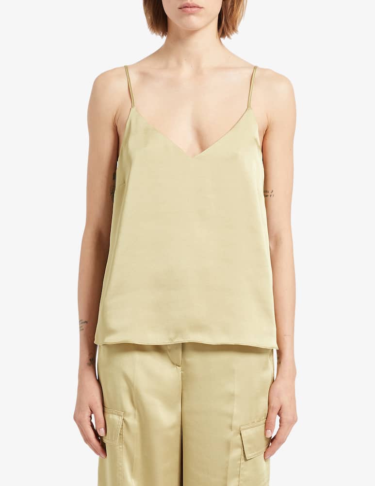 Marella Orda satin shoulder top - picture 1