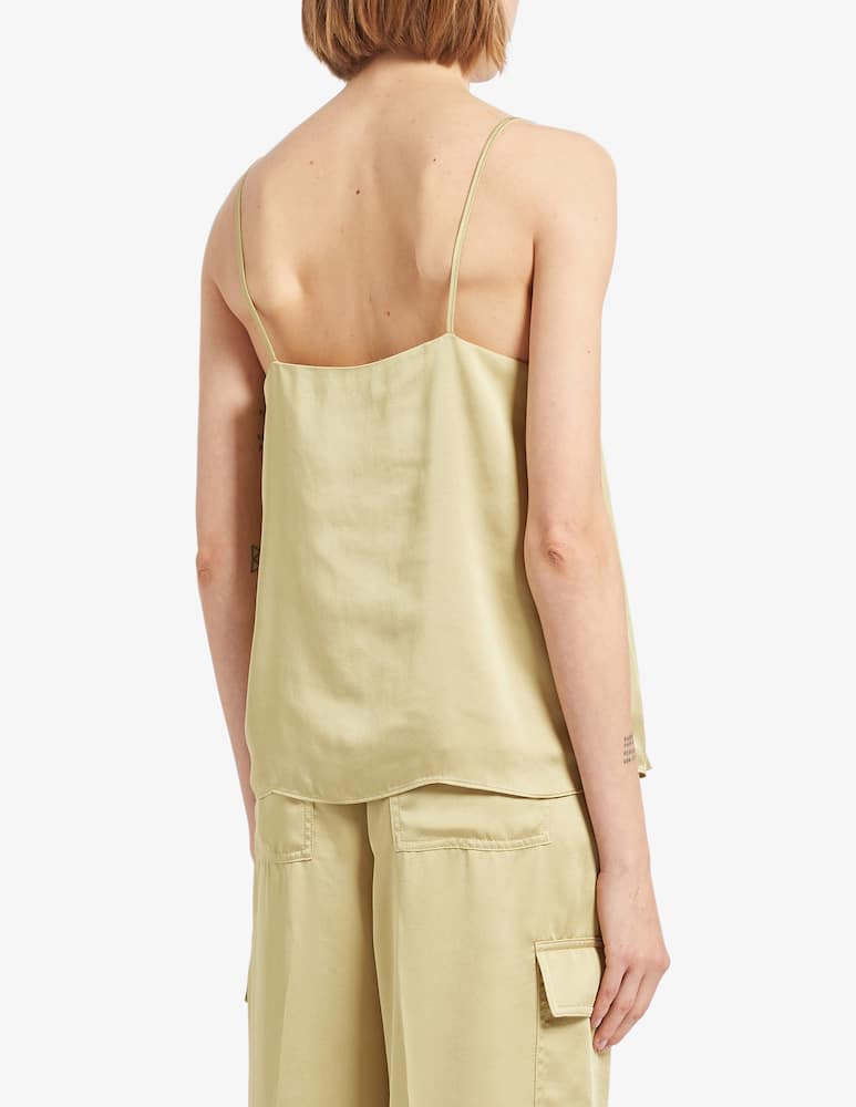 Marella Orda satin shoulder top - picture 2