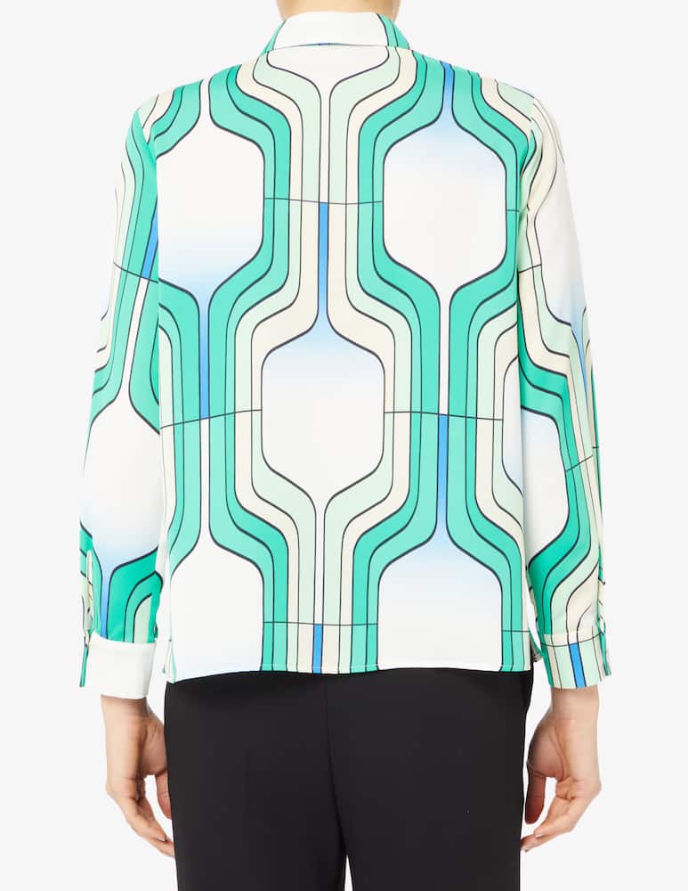 rinascente Marella Camicia classic stampa colorata Sirena