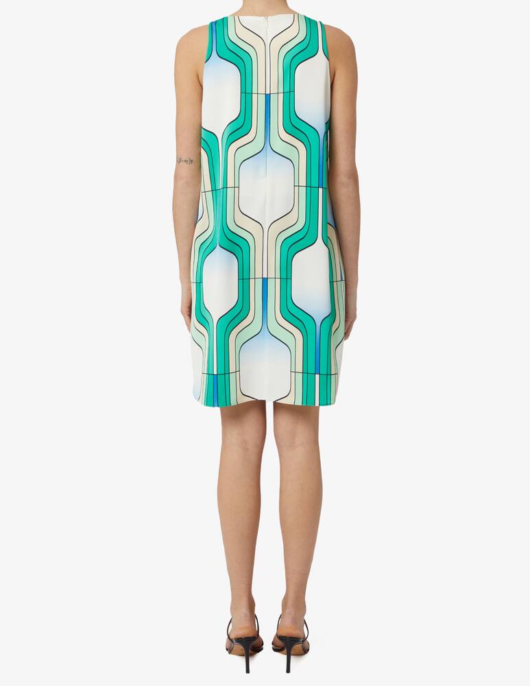 rinascente Marella Agordo colored print sheath dress