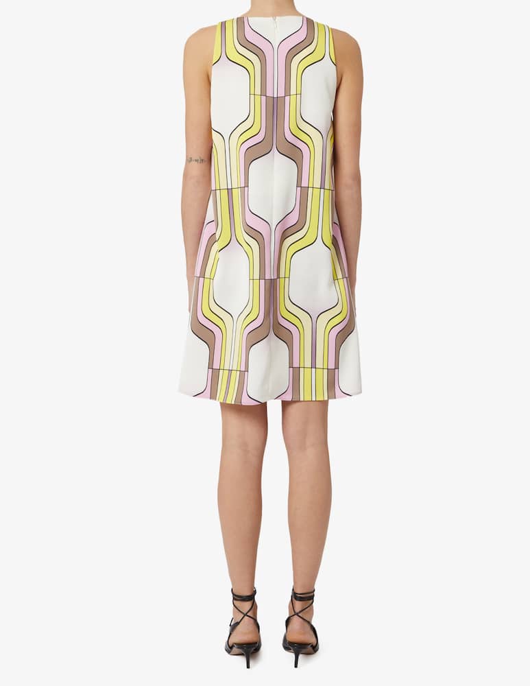Marella Vestito tubino stampa colorata Agordo - immagine 3 Marella Vestito tubino stampa colorata Agordo - immagine 3