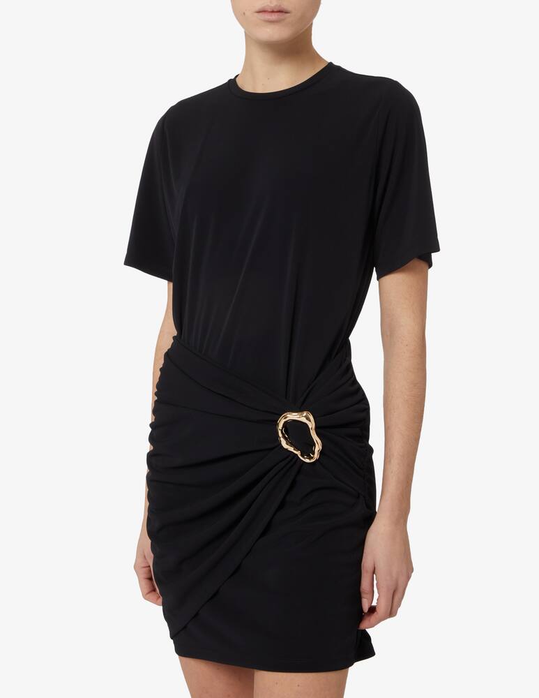 rinascente Marella Arnes gold buckle dress