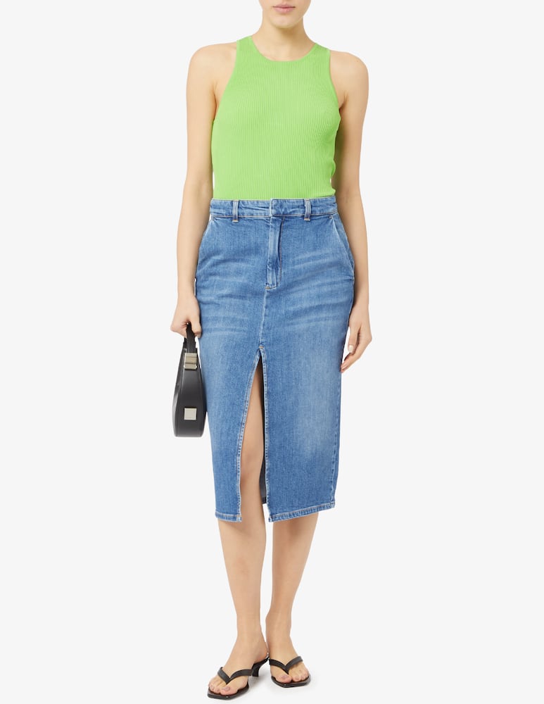 Marella Gonna longuette denim Cast - immagine 2 Marella Gonna longuette denim Cast - immagine 2