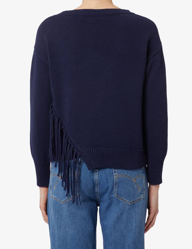 rinascente Marella Top a manica lunga frange Ago