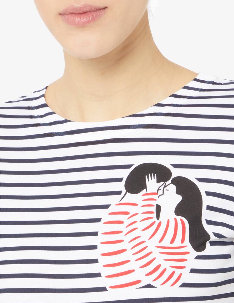 rinascente Marella T-shirt stampine Branca