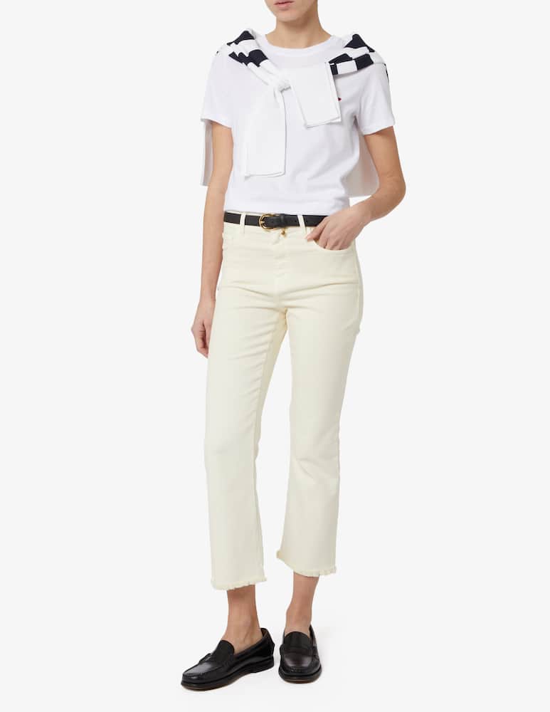 rinascente Marella T-shirt stampine Branca