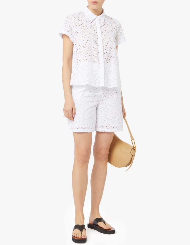 rinascente EMME Green cotton shorts