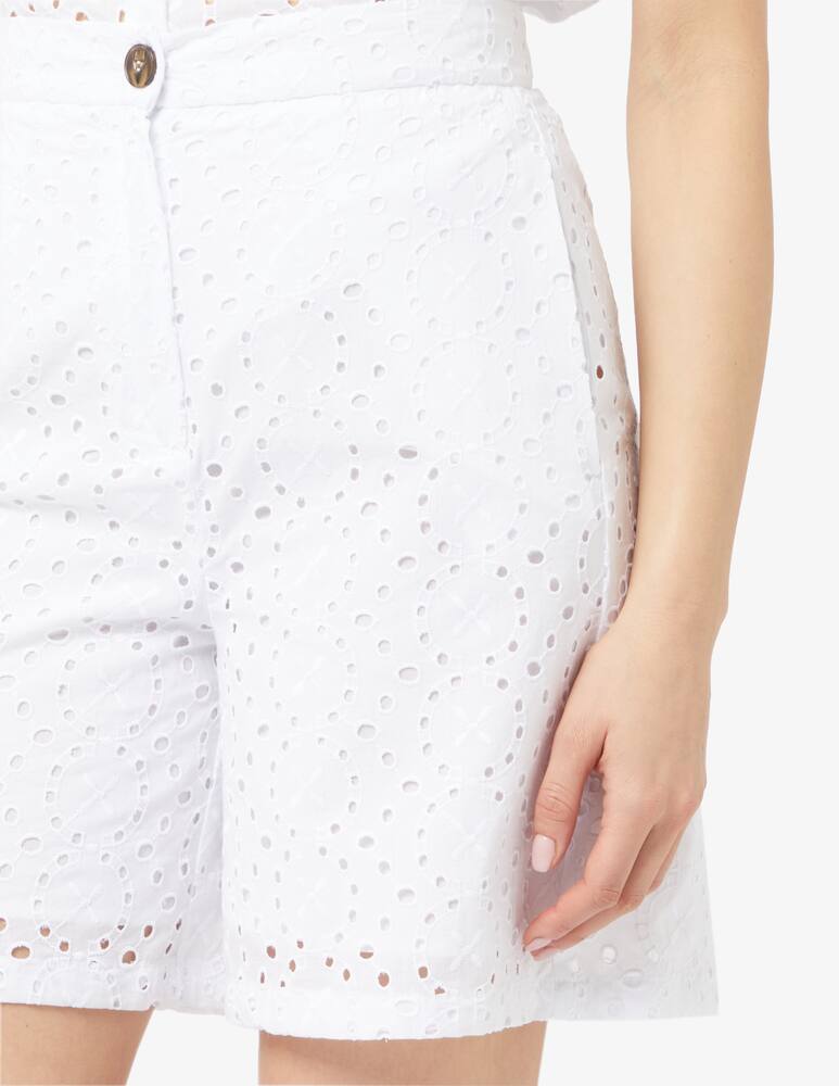 rinascente EMME Green cotton shorts