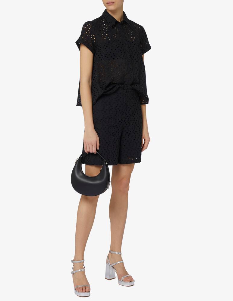 rinascente EMME Green cotton shorts