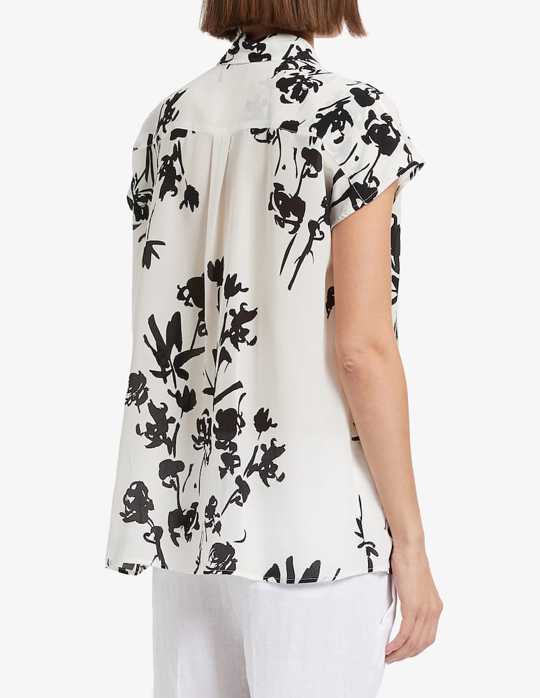 rinascente Marella Camicia stampa fiori seta Mister