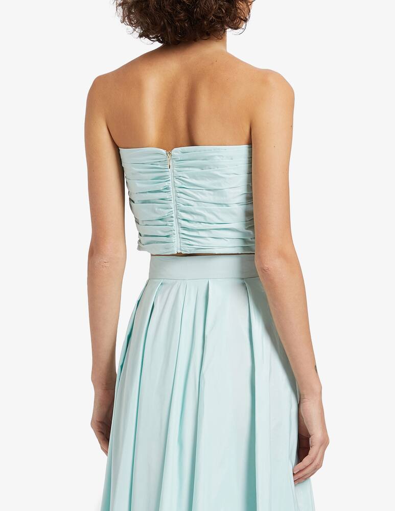 rinascente Marella Diction1 ruched taffeta bustier