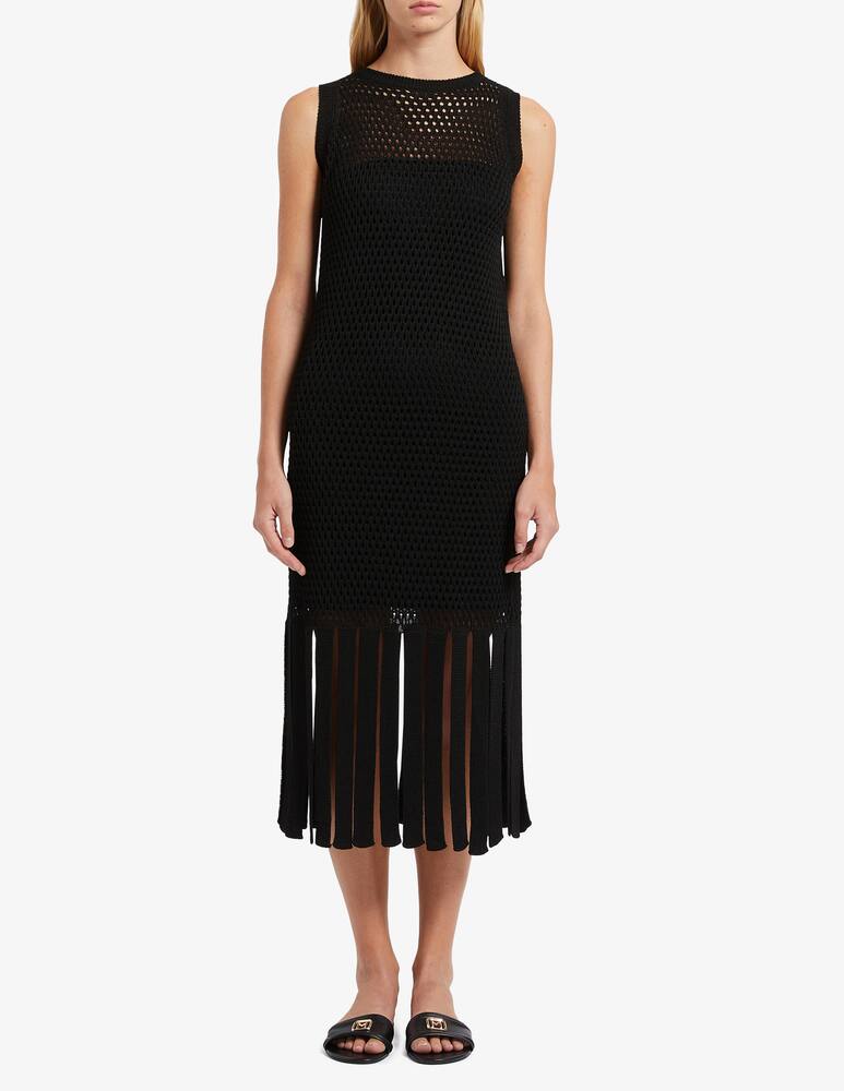Marella Vestito lungo rete Cacao - immagine 1 Marella Vestito lungo rete Cacao - immagine 1