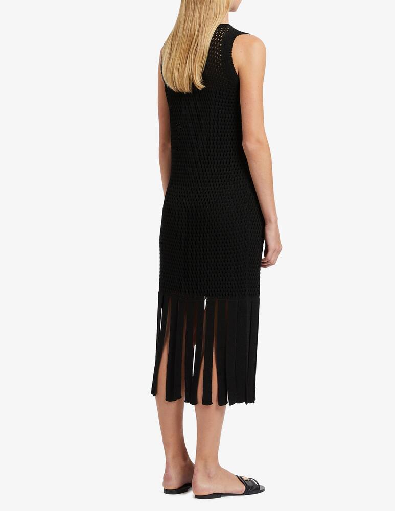 Marella Vestito lungo rete Cacao - immagine 2 Marella Vestito lungo rete Cacao - immagine 2