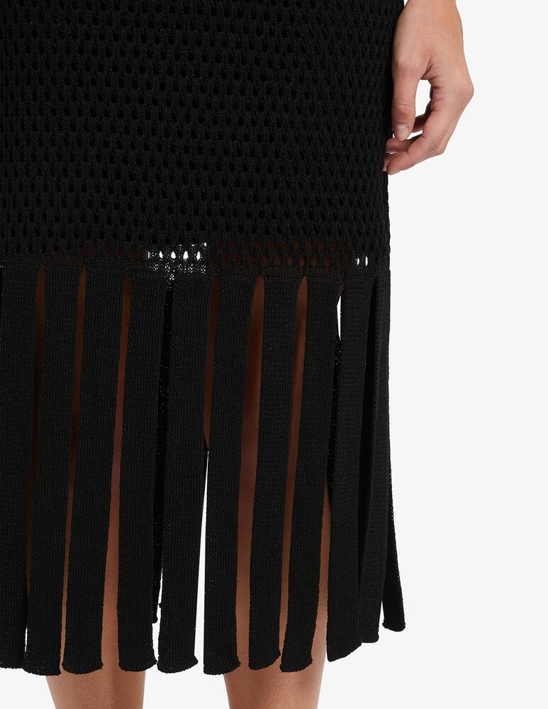 Marella Vestito lungo rete Cacao - immagine 3 Marella Vestito lungo rete Cacao - immagine 3