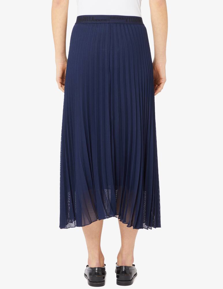 rinascente Marella Ortisei long net pleated skirt